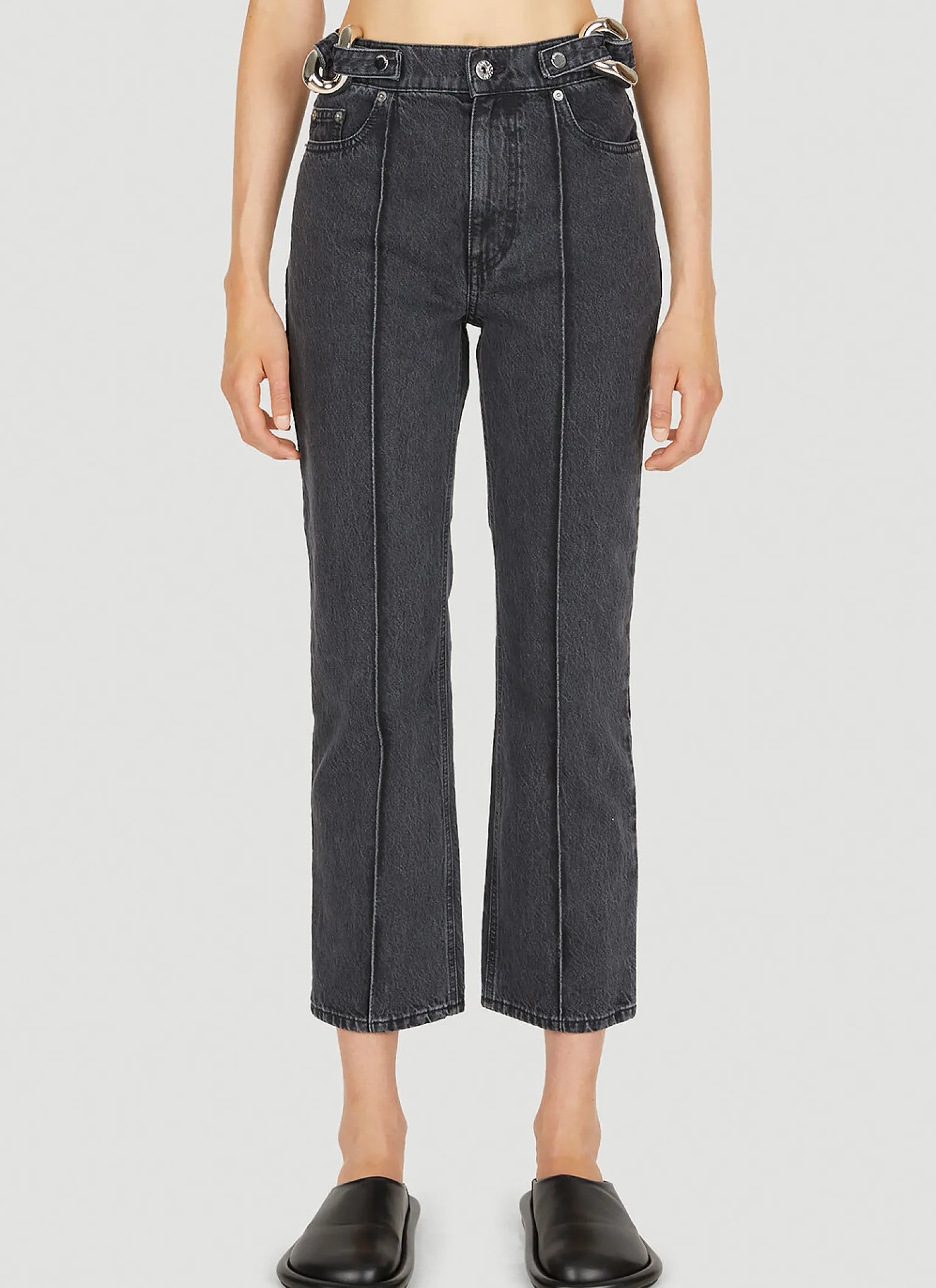 Chain Link Slim Fit Jeans