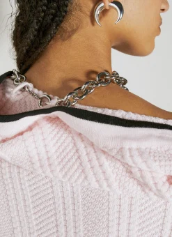 Chain Necklace Cardigan