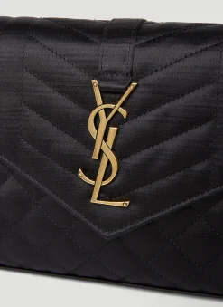 Chain Quilted Logo Wallet