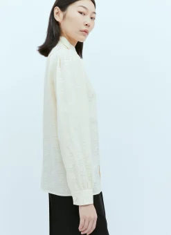 Chained Gg Jacquard Silk Shirt