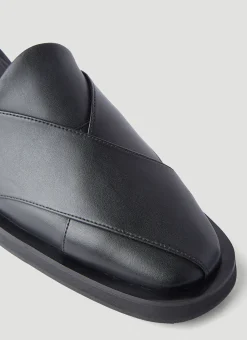 Chappal Faux-Leather Mules