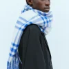 Check Cashmere Scarf