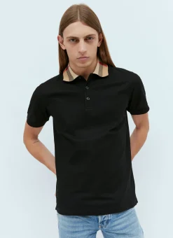 Check Collar Polo Shirt