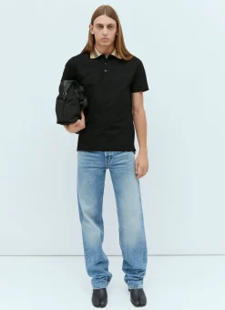 Check Collar Polo Shirt