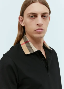 Check Collar Polo Shirt