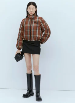 Check Down Puffer Jacket