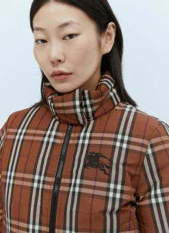 Check Down Puffer Jacket