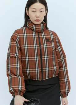 Check Down Puffer Jacket