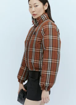 Check Down Puffer Jacket