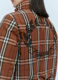 Check Down Puffer Jacket