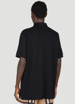 Check Ekd Cotton Pique Polo Shirt