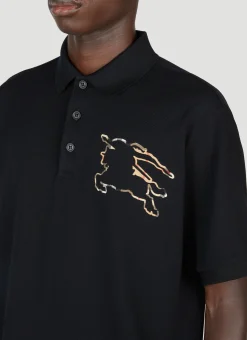 Check Ekd Cotton Pique Polo Shirt