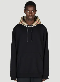 Check Hooded Sweatshirt