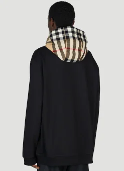 Check Hooded Sweatshirt