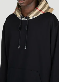 Check Hooded Sweatshirt