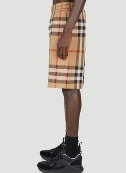 Check Jacquard Bermuda Shorts