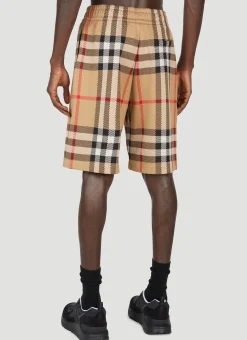 Check Jacquard Bermuda Shorts