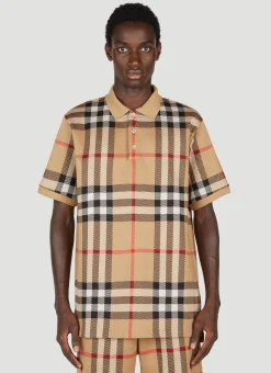 Check Jacquard Polo Shirt