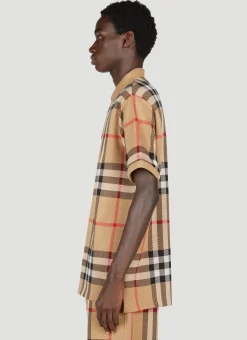 Check Jacquard Polo Shirt