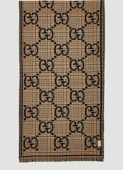 Check Jacquard Scarf