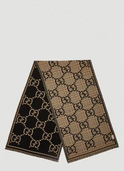 Check Jacquard Scarf