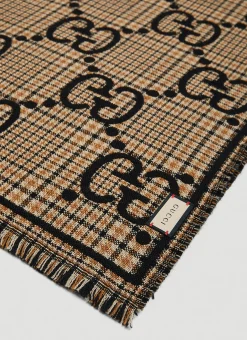 Check Jacquard Scarf