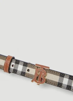 Check Monogram Belt