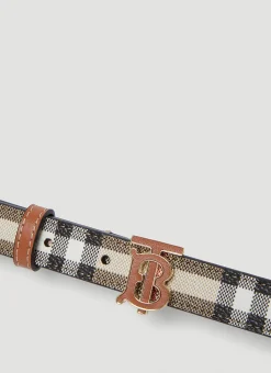 Check Monogram Belt