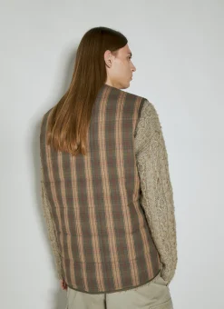 Check Padded Vest
