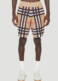 Check Pique Shorts