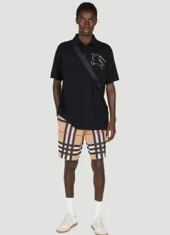 Check Pique Shorts