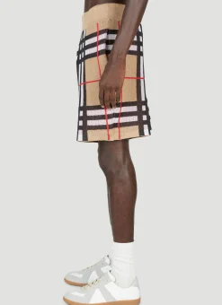 Check Pique Shorts