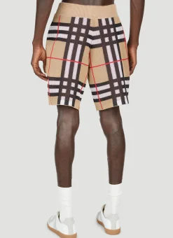 Check Pique Shorts