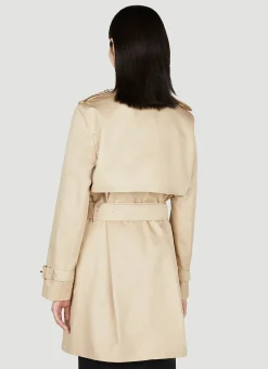 Check Trench Coat