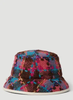 Check Tweed Bucket Hat