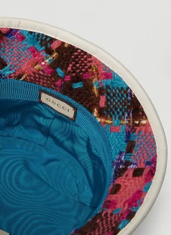Check Tweed Bucket Hat