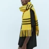 Check Wool Cashmere Scarf