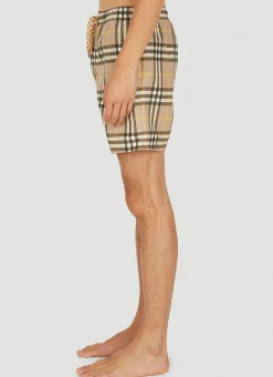 Checked Swim Shorts