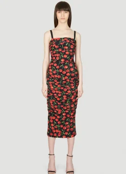 Cherry Midi Dress