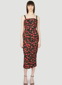 Cherry Midi Dress