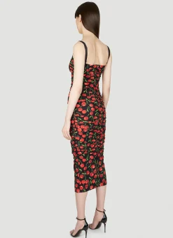 Cherry Midi Dress