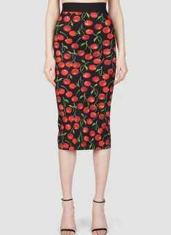 Cherry Pencil Skirt