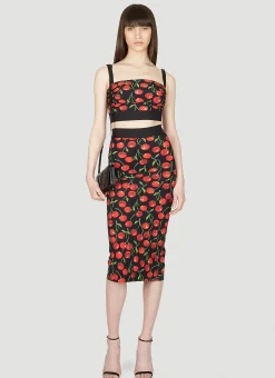 Cherry Pencil Skirt