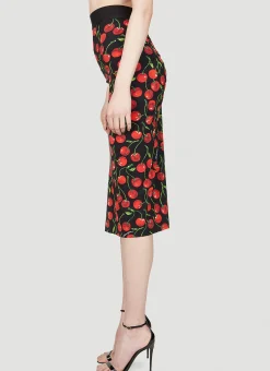 Cherry Pencil Skirt