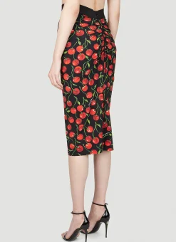 Cherry Pencil Skirt