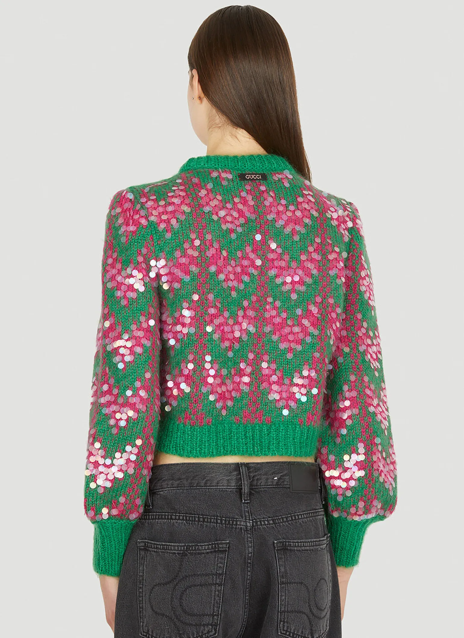 Chevron Sequin Sweater