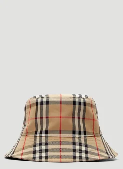 Classic Check Bucket Hat In