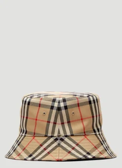 Classic Check Bucket Hat In
