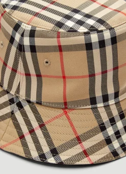 Classic Check Bucket Hat In