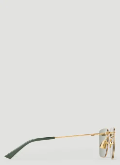 Classic Metal Square Sunglasses